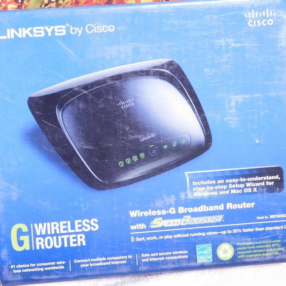 Wireless-G Broadband Router with Speed Booster - Picture 1 of 13